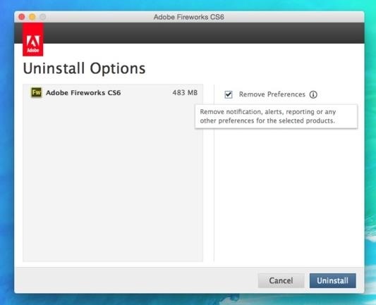 mac delete all program settings for an uninstalled program